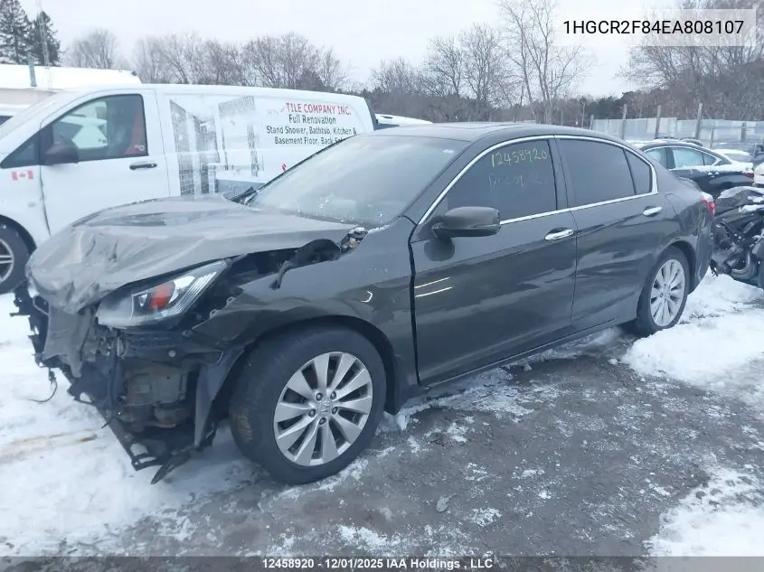 1HGCR2F84EA808107 2014 Honda Accord Ex-L