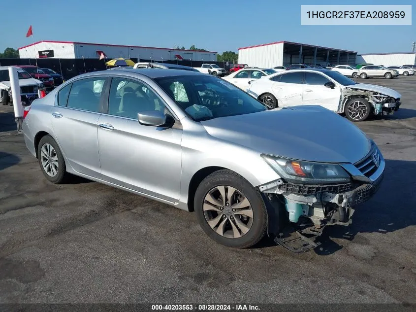 1HGCR2F37EA208959 2014 Honda Accord Lx