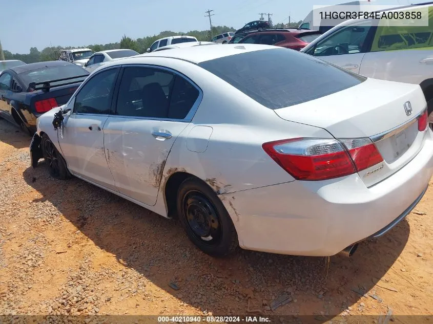 1HGCR3F84EA003858 2014 Honda Accord Ex-L V-6