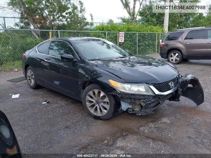 2014 Honda Accord Lx-S VIN: 1HGCT1B34EA007988 Lot: 40422717