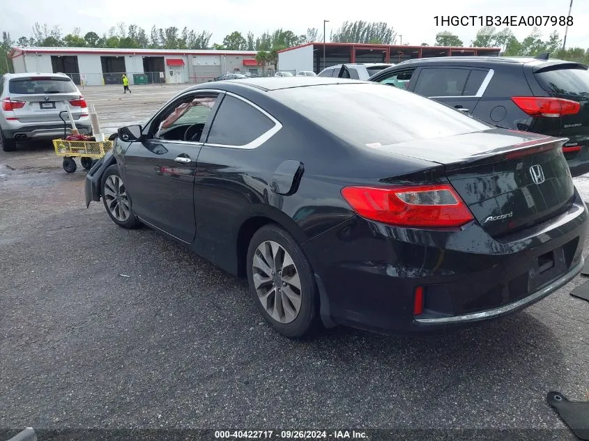 2014 Honda Accord Lx-S VIN: 1HGCT1B34EA007988 Lot: 40422717