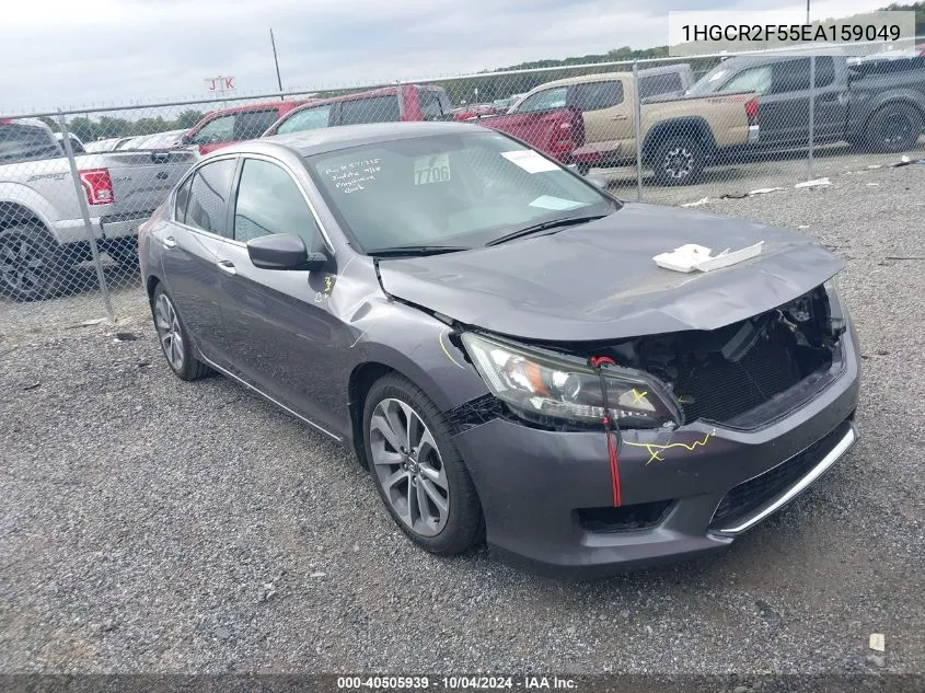 1HGCR2F55EA159049 2014 Honda Accord Sport