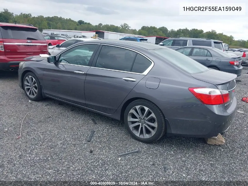 1HGCR2F55EA159049 2014 Honda Accord Sport