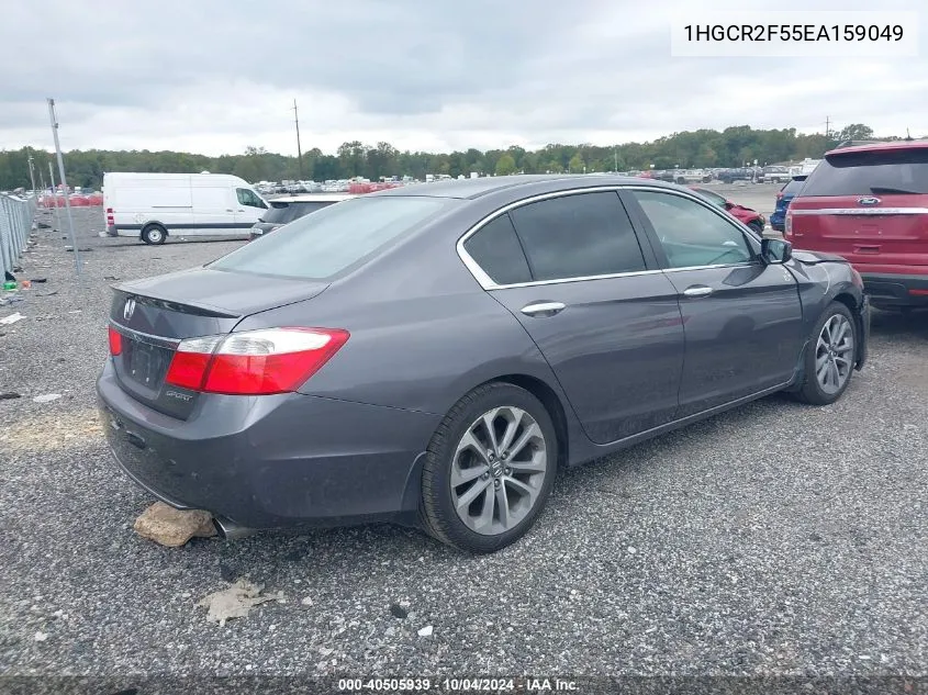 1HGCR2F55EA159049 2014 Honda Accord Sport