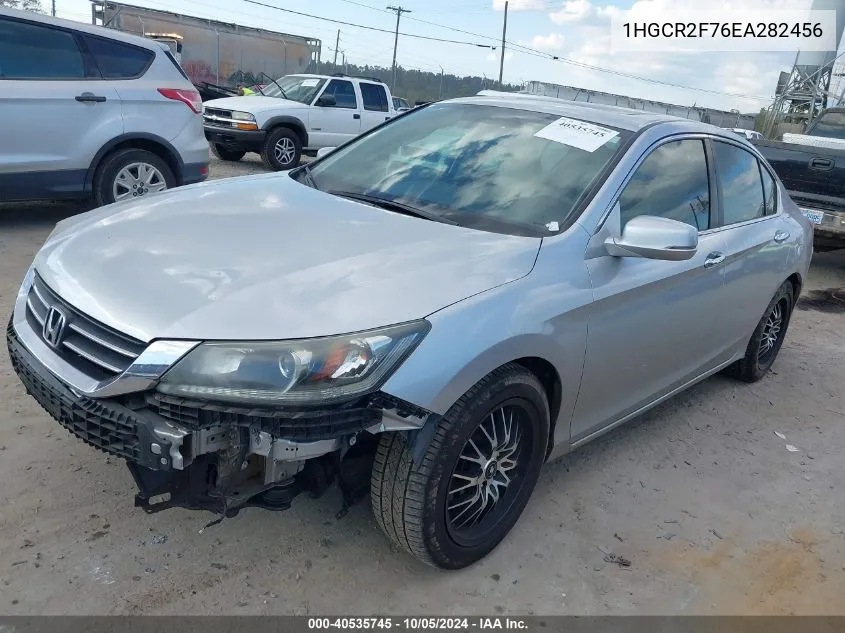 1HGCR2F76EA282456 2014 Honda Accord Ex