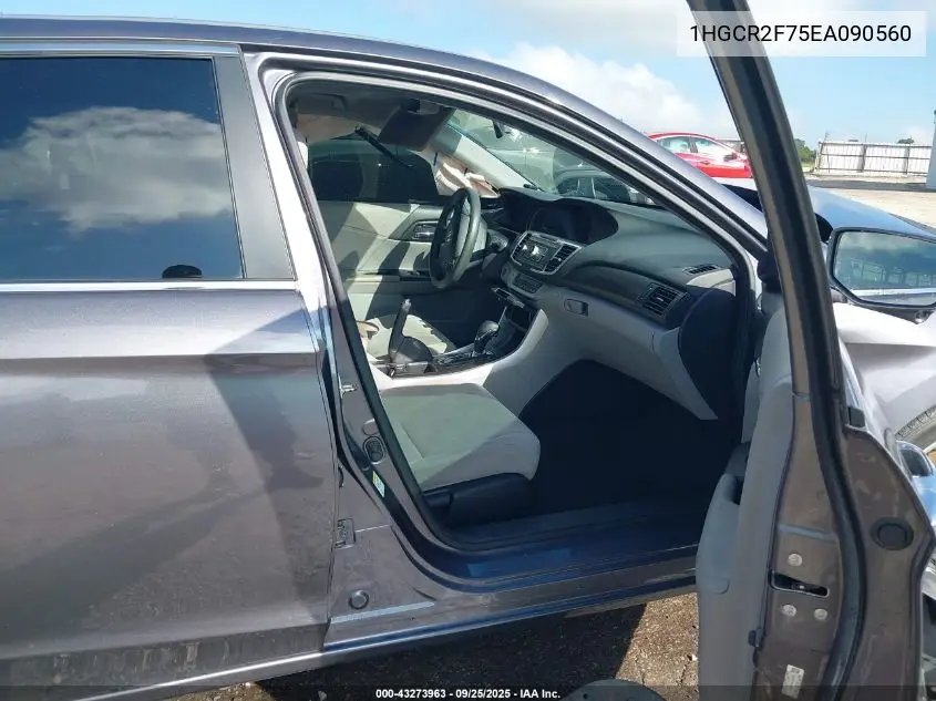 1HGCR2F75EA090560 2014 Honda Accord Ex