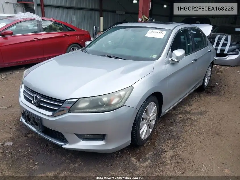 1HGCR2F80EA163228 2014 Honda Accord Ex-L