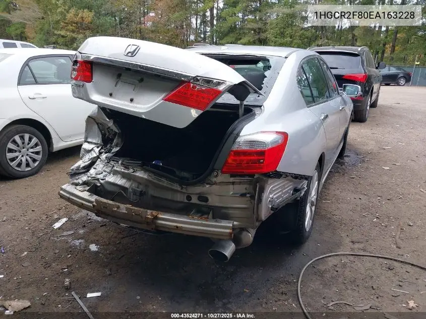 1HGCR2F80EA163228 2014 Honda Accord Ex-L