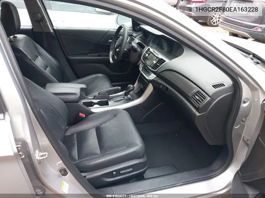 1HGCR2F80EA163228 2014 Honda Accord Ex-L