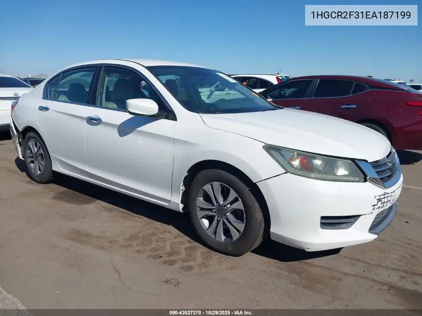 1HGCR2F31EA187199 2014 Honda Accord Lx
