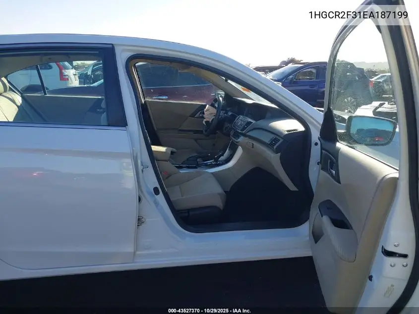 1HGCR2F31EA187199 2014 Honda Accord Lx