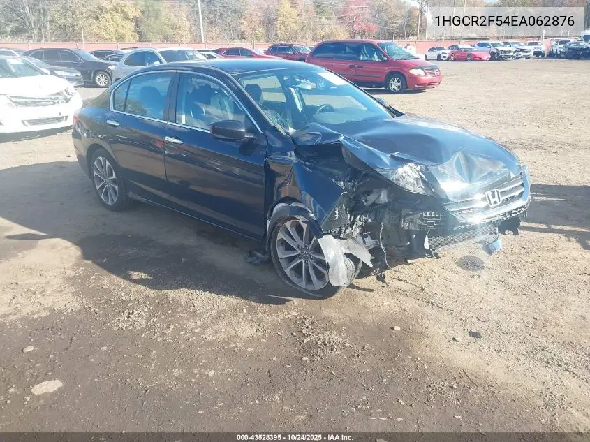 1HGCR2F54EA062876 2014 Honda Accord Sport