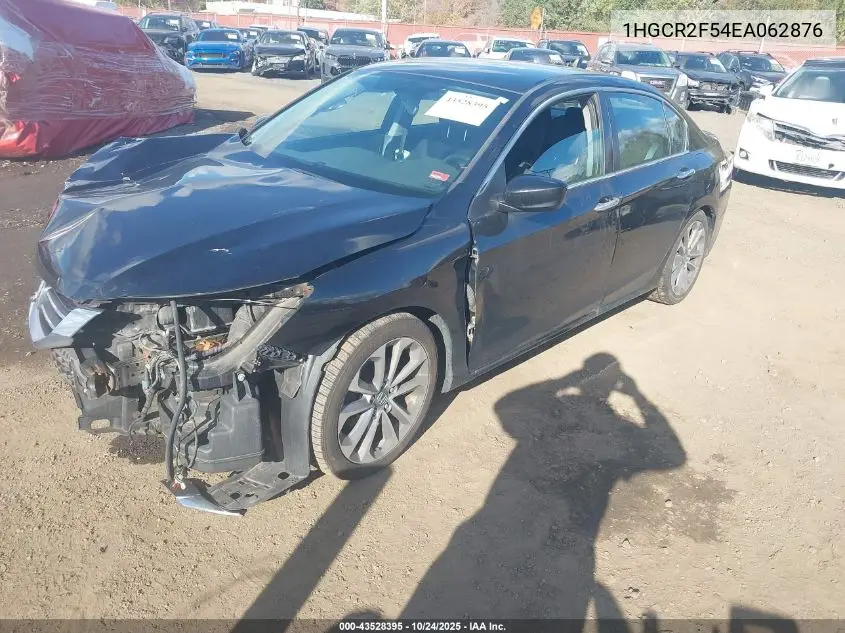 1HGCR2F54EA062876 2014 Honda Accord Sport