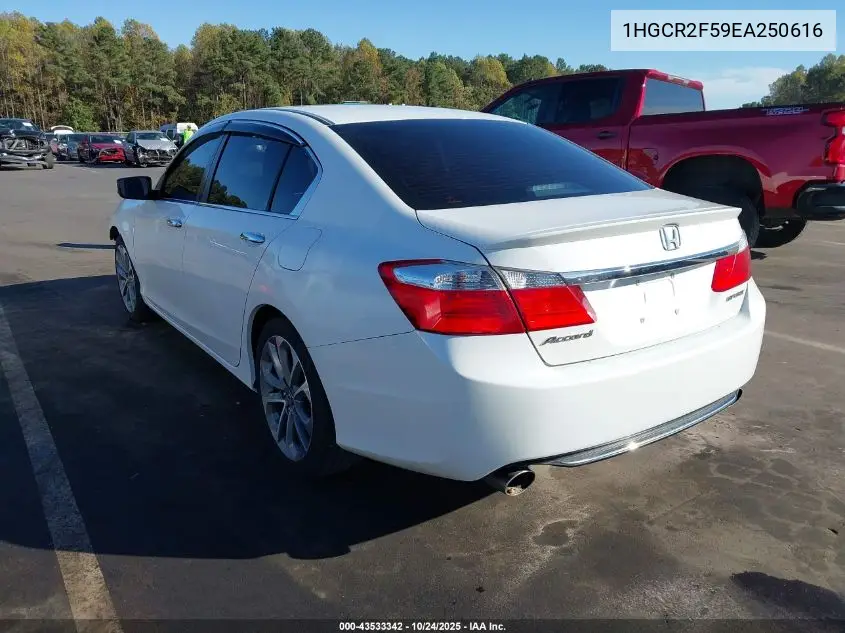 1HGCR2F59EA250616 2014 Honda Accord Sport