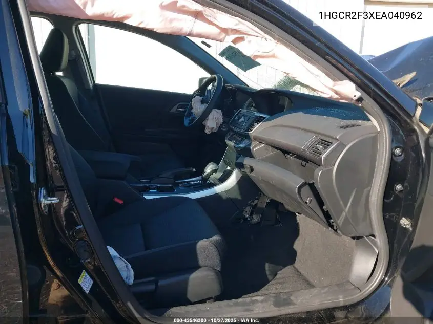 1HGCR2F3XEA040962 2014 Honda Accord Lx
