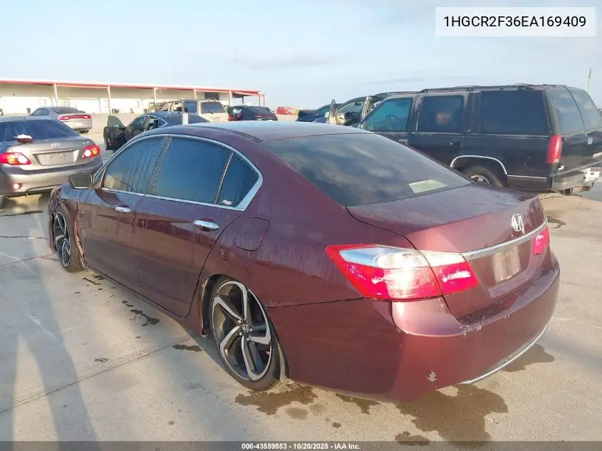 1HGCR2F36EA169409 2014 Honda Accord Lx