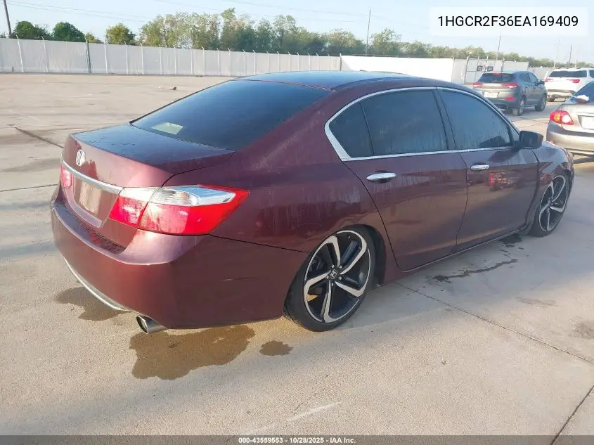 1HGCR2F36EA169409 2014 Honda Accord Lx
