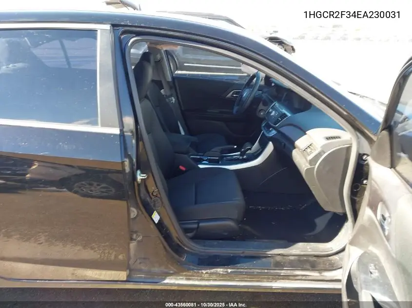 1HGCR2F34EA230031 2014 Honda Accord Lx
