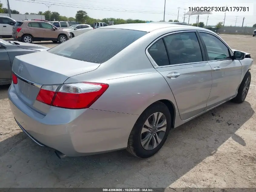 1HGCR2F3XEA179781 2014 Honda Accord Lx