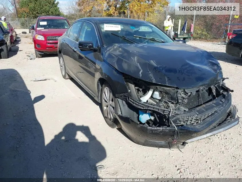 1HGCR3F85EA034312 2014 Honda Accord Ex-L V-6