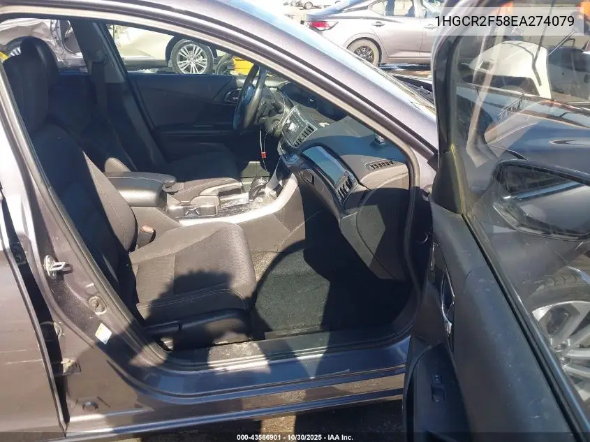 1HGCR2F58EA274079 2014 Honda Accord Sport