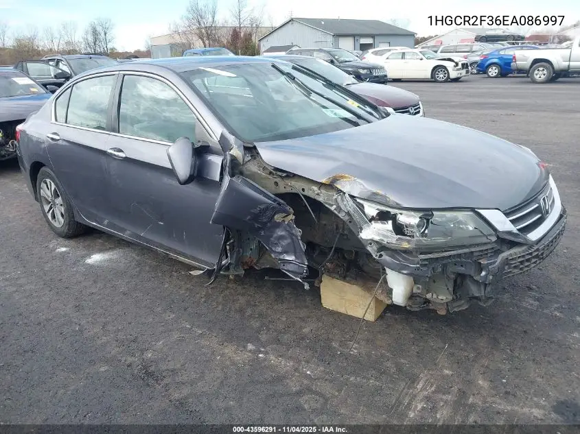 1HGCR2F36EA086997 2014 Honda Accord Lx