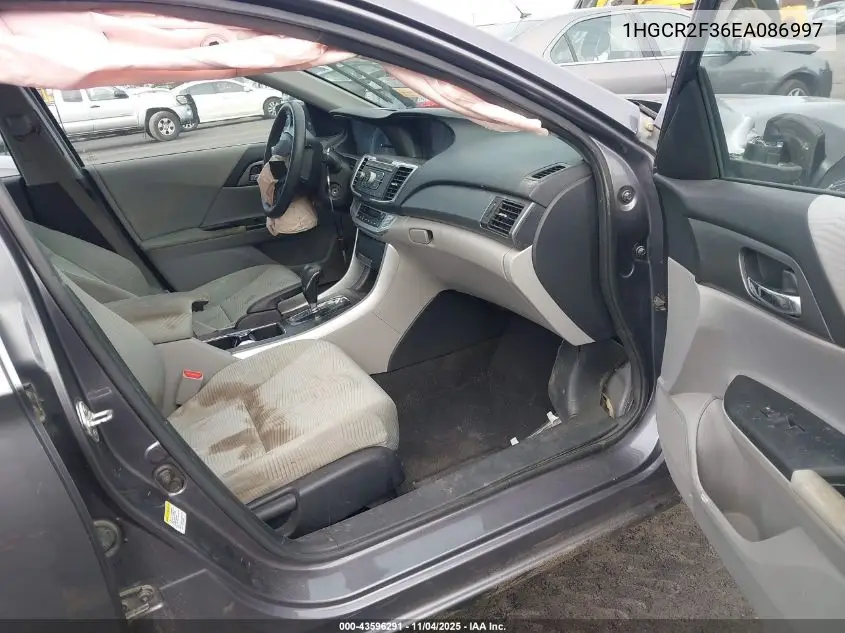1HGCR2F36EA086997 2014 Honda Accord Lx