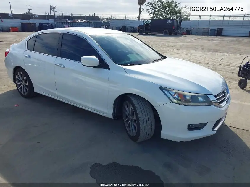 1HGCR2F50EA264775 2014 Honda Accord Sport