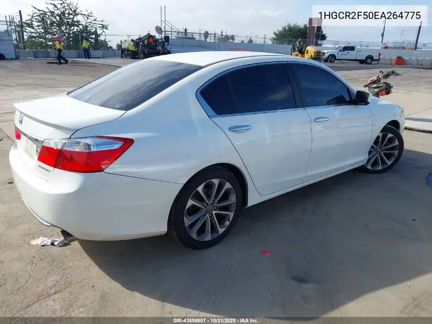 1HGCR2F50EA264775 2014 Honda Accord Sport
