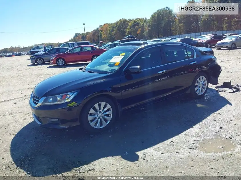 1HGCR2F85EA300938 2014 Honda Accord Ex-L