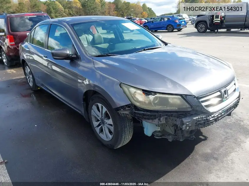 1HGCR2F3XEA154301 2014 Honda Accord Lx