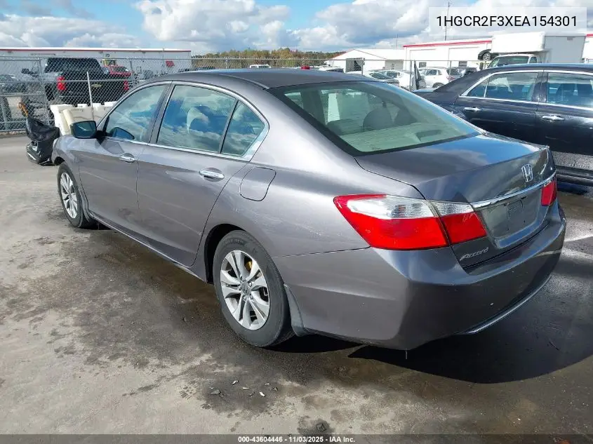 1HGCR2F3XEA154301 2014 Honda Accord Lx