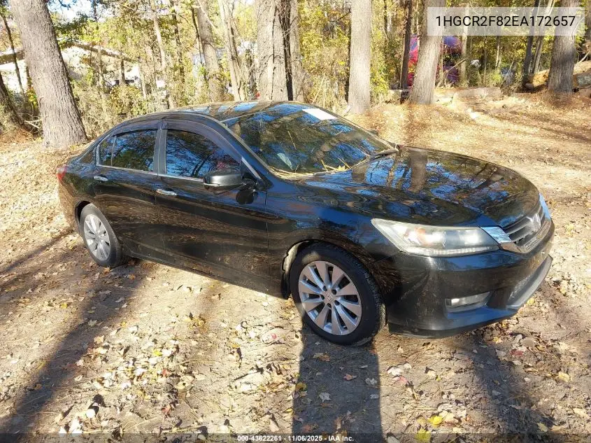 1HGCR2F82EA172657 2014 Honda Accord Ex-L