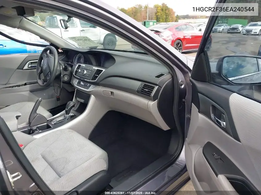 1HGCR2F36EA240544 2014 Honda Accord Lx
