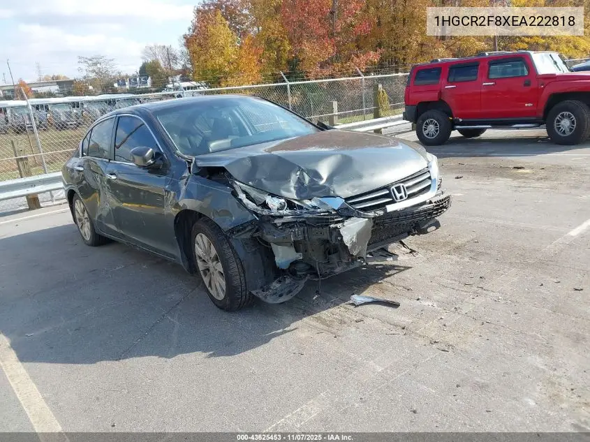 1HGCR2F8XEA222818 2014 Honda Accord Ex-L