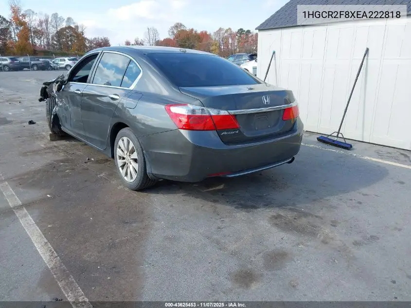 1HGCR2F8XEA222818 2014 Honda Accord Ex-L