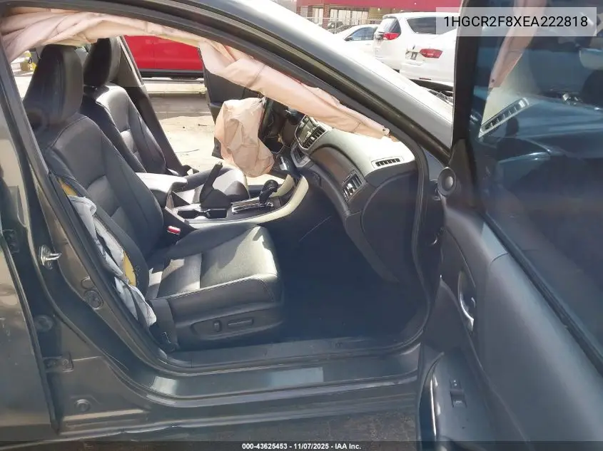 1HGCR2F8XEA222818 2014 Honda Accord Ex-L