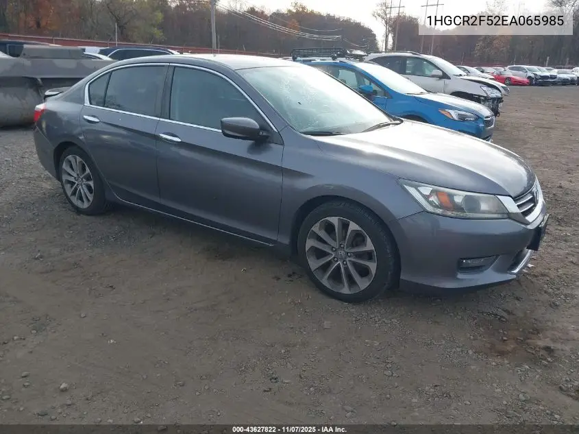 1HGCR2F52EA065985 2014 Honda Accord Sport