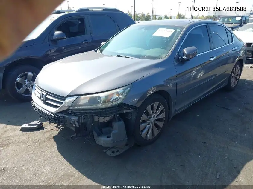 1HGCR2F85EA283588 2014 Honda Accord Ex-L