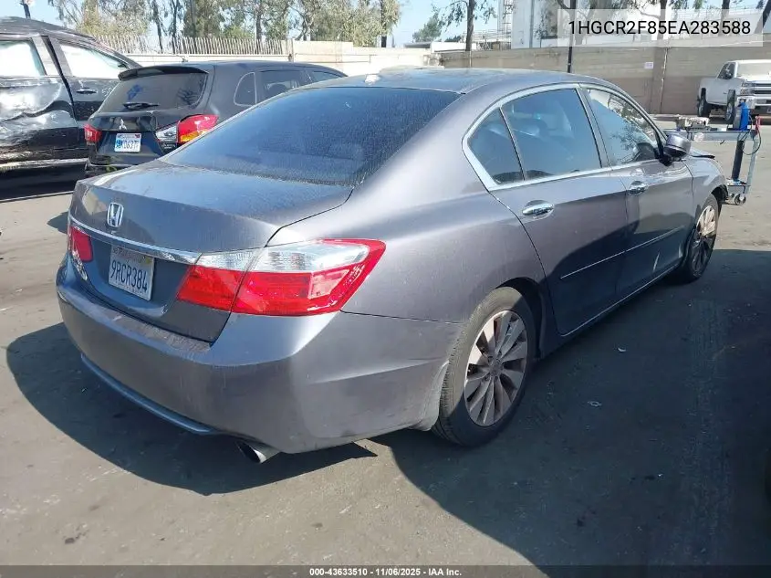 1HGCR2F85EA283588 2014 Honda Accord Ex-L