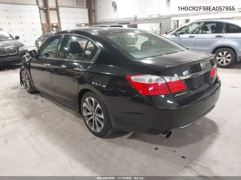 1HGCR2F58EA057955 2014 Honda Accord Sport