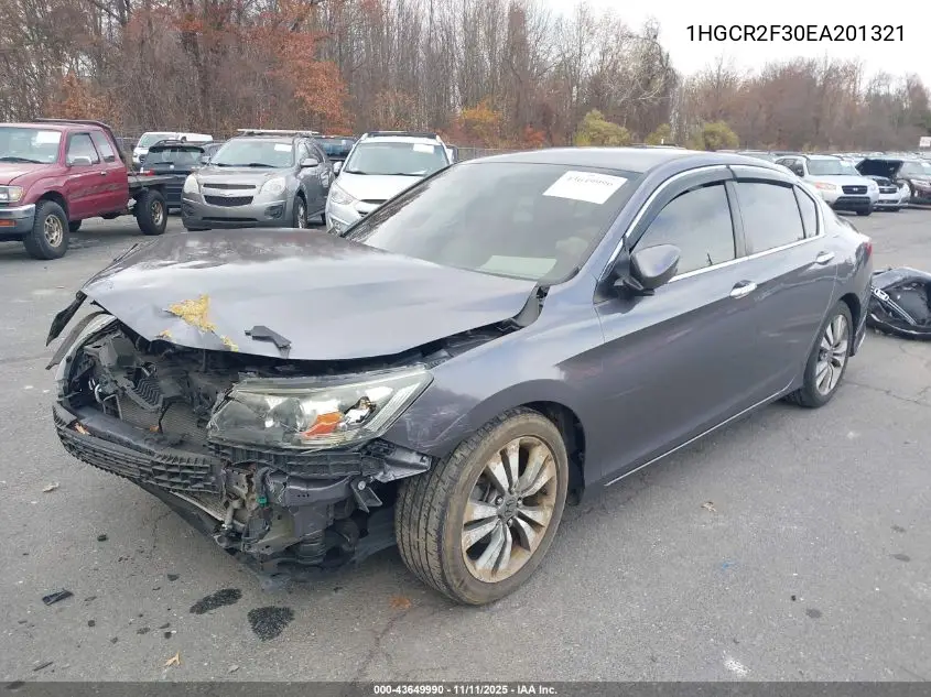 1HGCR2F30EA201321 2014 Honda Accord Lx