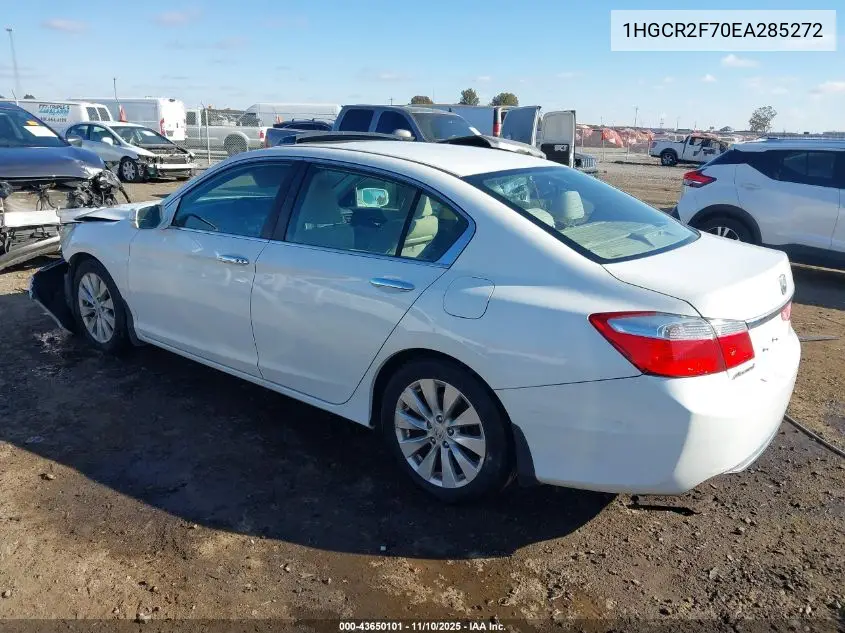 1HGCR2F70EA285272 2014 Honda Accord Ex