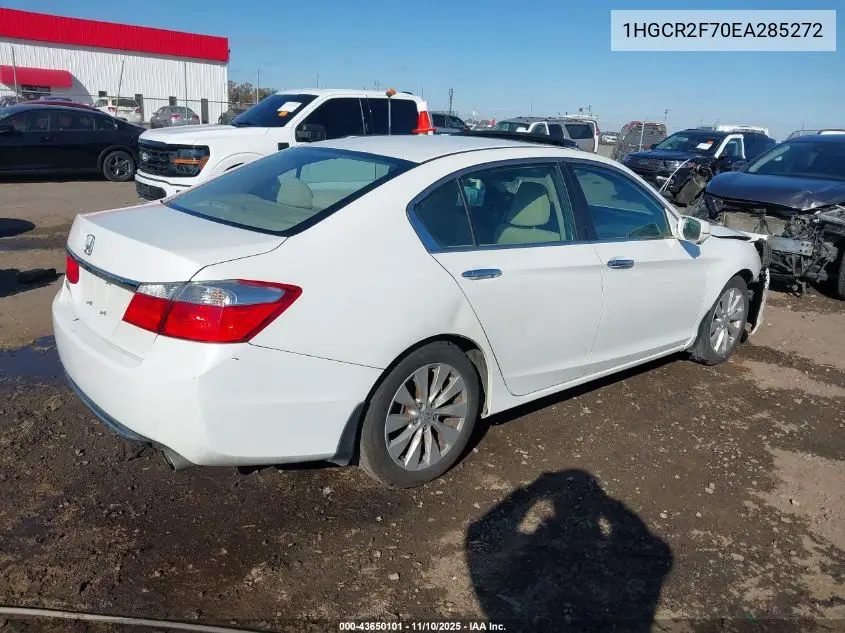 1HGCR2F70EA285272 2014 Honda Accord Ex