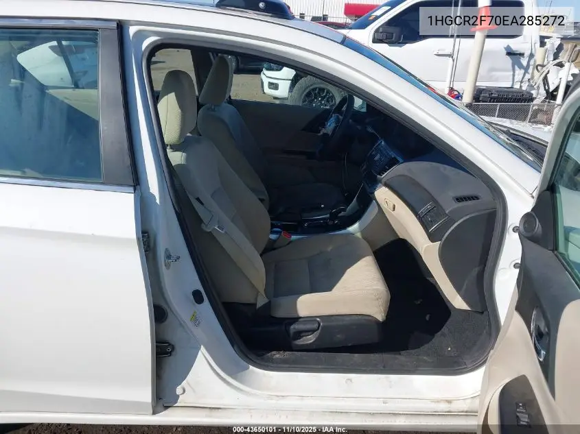 1HGCR2F70EA285272 2014 Honda Accord Ex