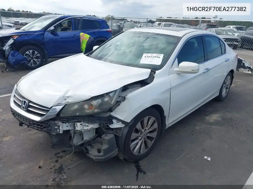 1HGCR2F70EA277382 2014 Honda Accord Ex