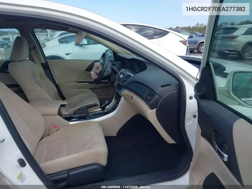 1HGCR2F70EA277382 2014 Honda Accord Ex