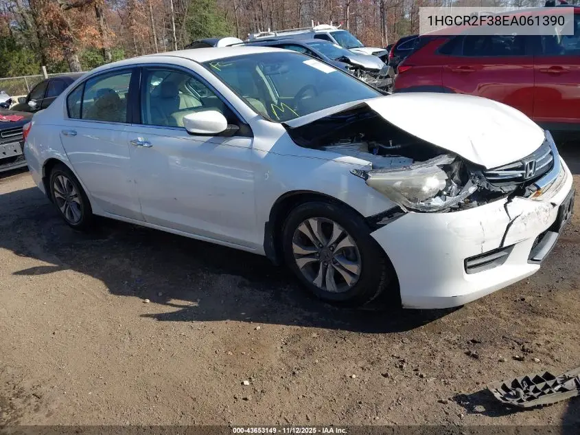 1HGCR2F38EA061390 2014 Honda Accord Lx