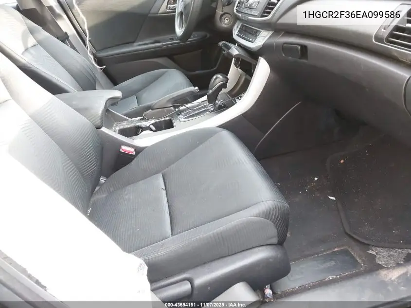 1HGCR2F36EA099586 2014 Honda Accord Lx