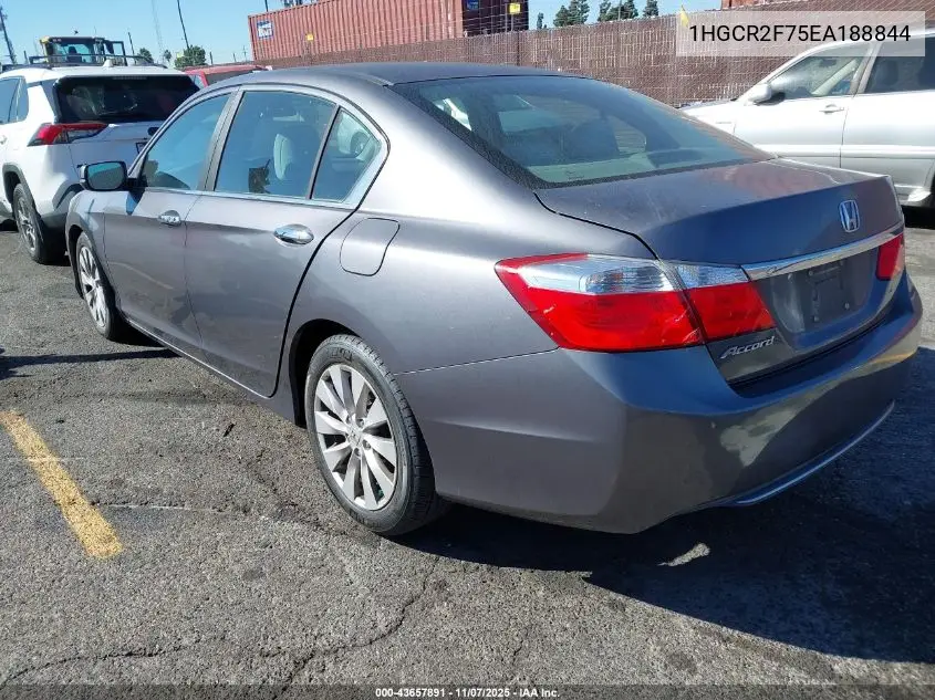 1HGCR2F75EA188844 2014 Honda Accord Ex